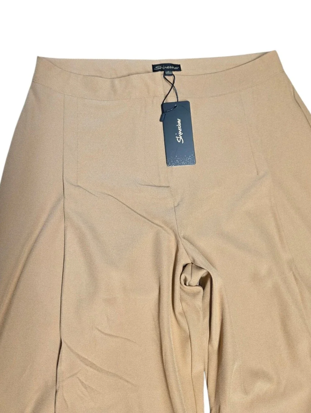 Super Wide Leg Tan Pants Large